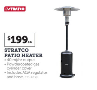 Stratco STRATCO patio heater offer