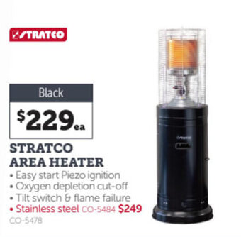 Stratco STRATCO area heater offer
