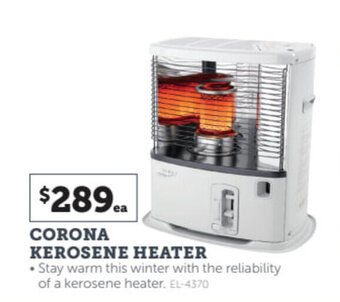 Stratco Corona kerosene heater offer