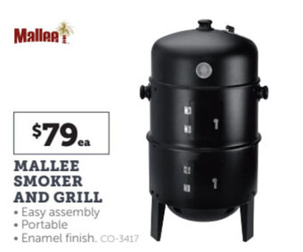 Stratco MALLEE smoker and grill offer