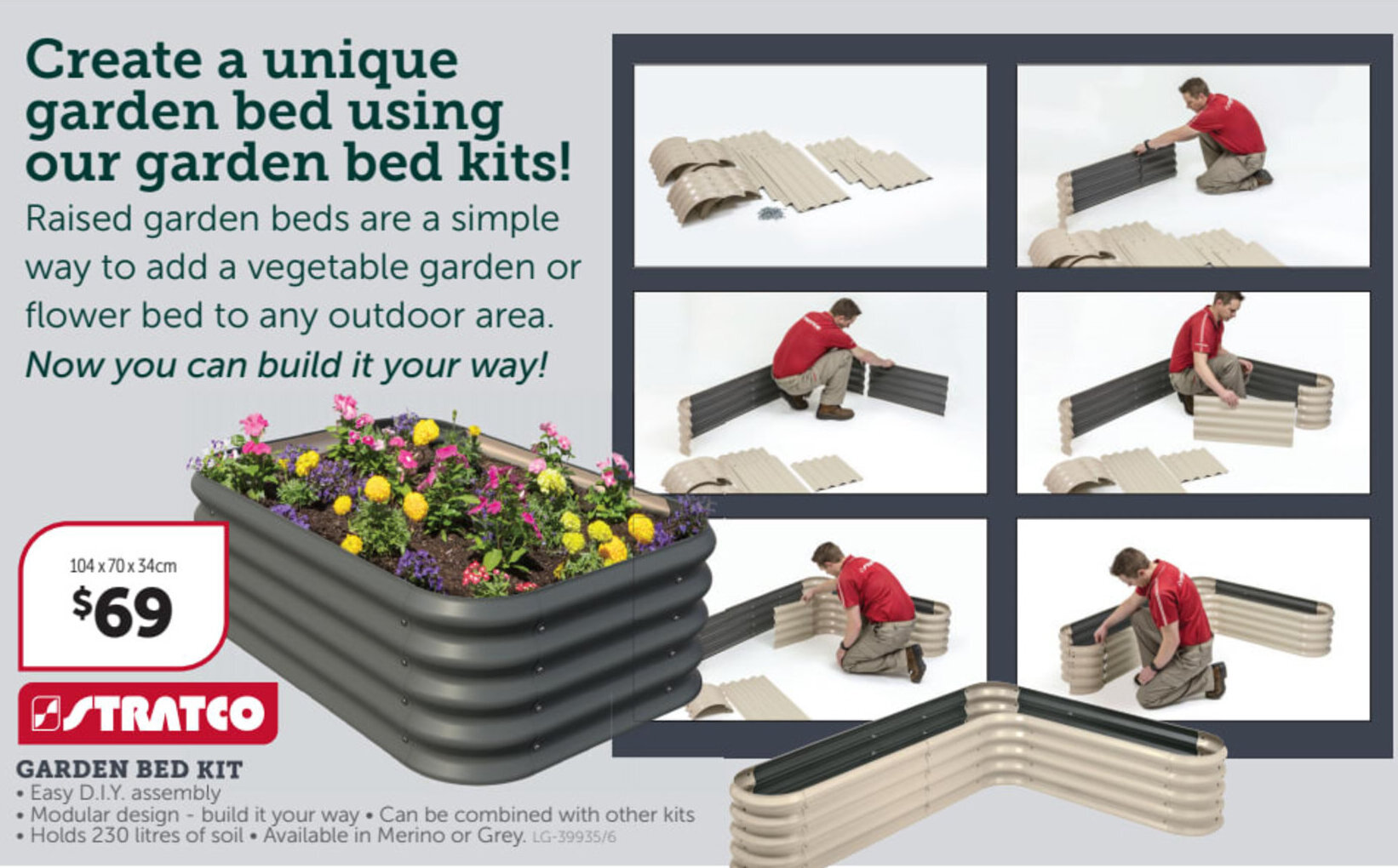STRATCO garden bed kit offer at Stratco