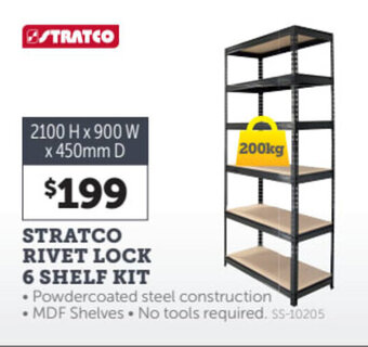 STRATCO river lock 6 shelf kit