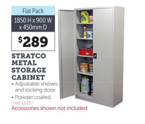 STRATCO metal storage offer at Stratco