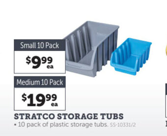 Stratco STRATCO storage tubs offer