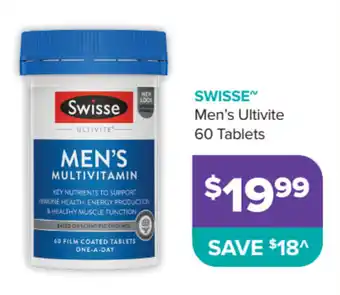 Ramsay Pharmacy SWISSE men's ultivite 60 tablets offer