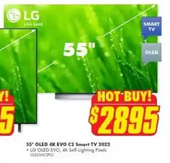 The Good Guys OLG 55 QLED 4K EVO C2 smart TV 2022 offer
