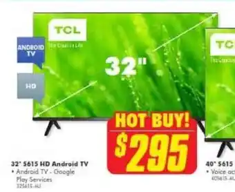 The Good Guys TCL 32 5615 HD android TV offer
