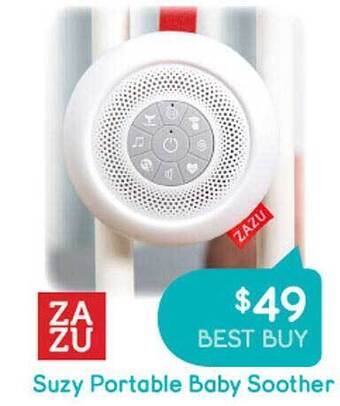 Baby Bunting Suzy Portable Baby Soother offer