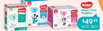 Baby Bunting Huggies Mega Pack Nappies offer