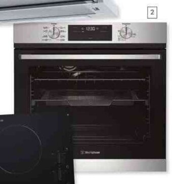 The Good Guys WESTINGHOUSE 60cm electric oven - stainless steel offer