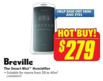 The Good Guys BREVILLE the smart mist humidifier offer