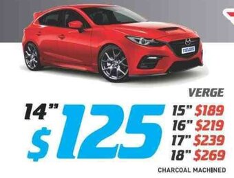 Bob Jane T-Marts Verge charcoal machined offer