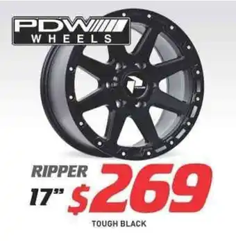 Bob Jane T-Marts PDW WHEELS ripper tough black offer