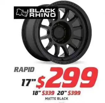 BLACK RHINO rapid matte black
