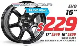 AUSCAR evo 16" gloss black