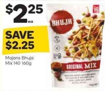 Woolworths Majans bhuja mix 140 160g offer