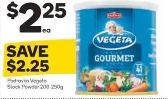 Woolworths Podravka vegeta stock powder 200 250g offer