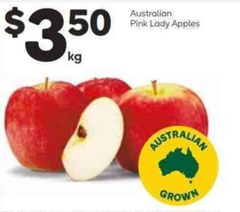 Woolworths Australian pink lady apples offer