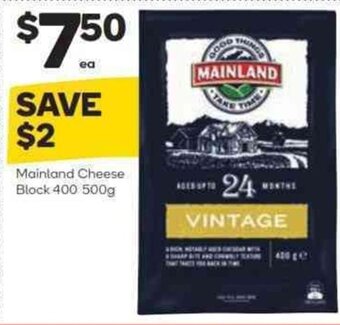 MAINLAND cheese block 400 500g