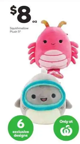 Woolworths Squishmallow plush 5 offer