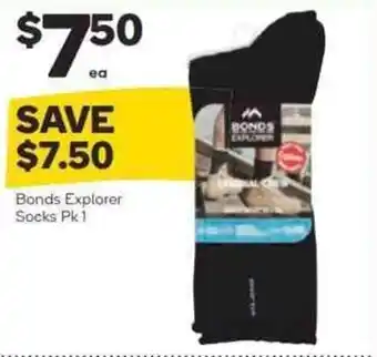 Woolworths Bond explorer socks pk 1 offer