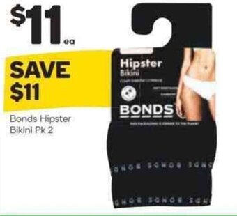 Woolworths Bonds hipster bikini pk 2 offer