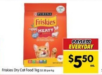 Spar Friskies dry cat food 1kg offer