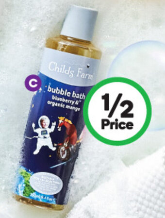 Woolworths Childs farm bubble bath 250ml offer