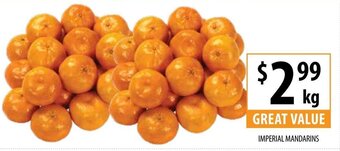 Supabarn Imperial mandarins offer