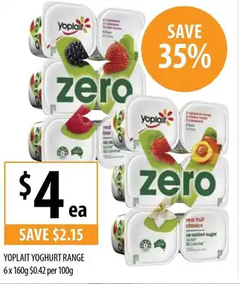 Supabarn YOPLAIT yoghurt range offer