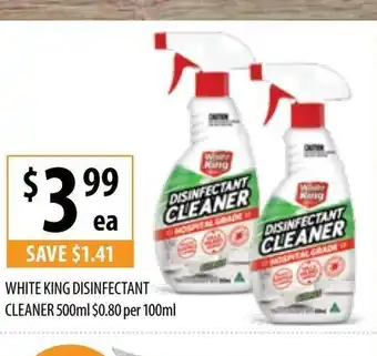 White King Disinfectant Cleaner 500ml