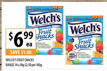 Supabarn Welch's Fruit Snacks Range offer