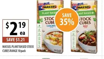 Massel Plant Based Stock Cubes Range