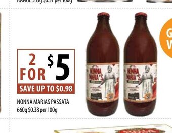 Supabarn Nonna Marias Passata offer