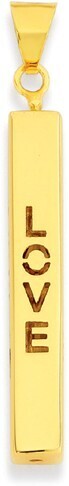 9ct Gold Inspiration Bar Pendant