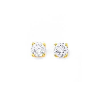 Prouds 9ct Gold Diamond Stud Earrings offer