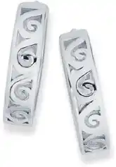 Prouds Sterling Silver Huggies offer