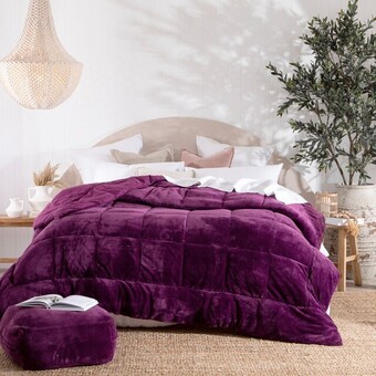 Pillow Talk Berry Quilt by Cosy Cube offer