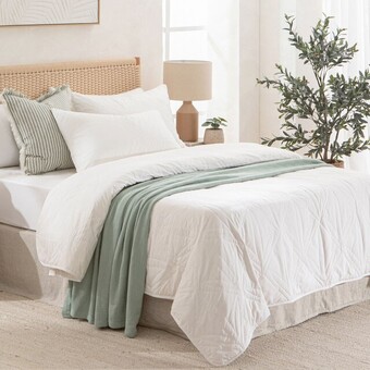 Pillow Talk Eco Living 350gsm Washable Bamboo Quilt by Hilton offer