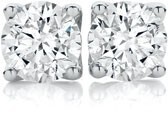 Angus & Coote 18ct White Gold Diamond Round Brilliant Stud Earrings offer