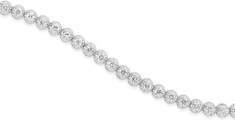 Angus & Coote 9ct White Gold Diamond Fine Tennis Bracelet offer