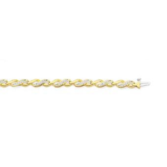 Angus & Coote 9ct Gold Diamond Infinity Bracelet offer