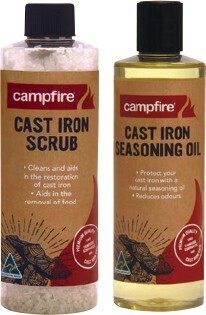 Campfire Seasoning Oil & Scrub