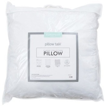 Pillow Talk Classic Collection European Pillow by Essentials offer