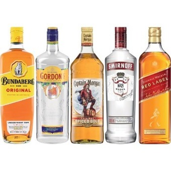 IGA Bundaberg Rum U.P, Gordon’s Gin, Captain Morgan Spiced Gold Rum, Smirnoff Vodka Red Label or Johnnie Walker Red Label Scotch offer