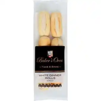 IGA IGA Baker’s Oven Take & Bake Dinner Rolls 6 Pack offer