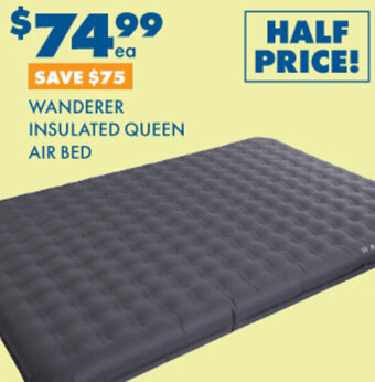 BCF Wanderer Insulated Queen Air Bed offer