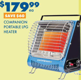 BCF Companion Portable LPG Heater offer