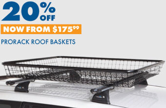BCF Prorack Roof Baskets offer