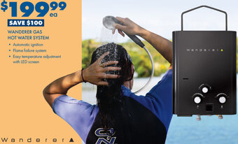 BCF Wanderer Gas Hot Water System offer